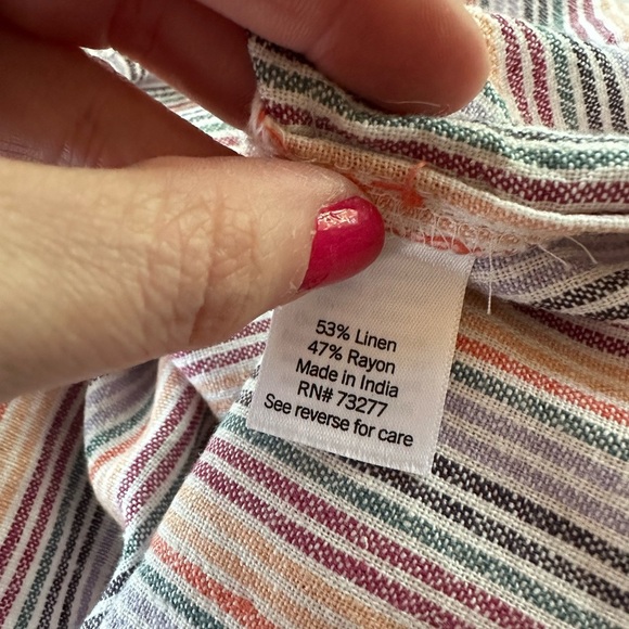 Sonoma Linen Blend Pin-tuck Tank Dress - Picture 7 of 7